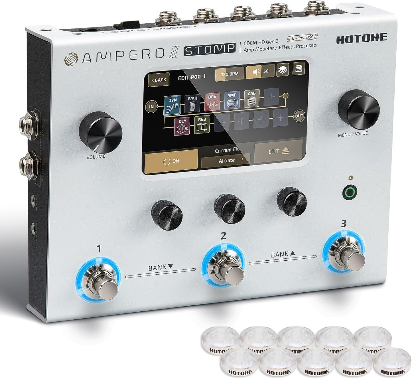 HOTONE Guitar Multi Effects Processor with Touch Screen Control