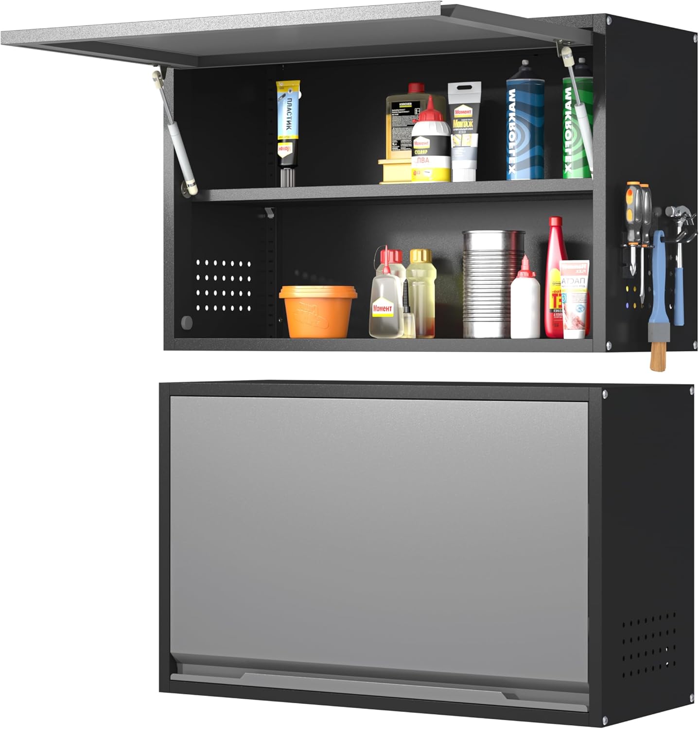 Coolsun Metal Wall Cabinet for Garage and Kitchen Storage Needs