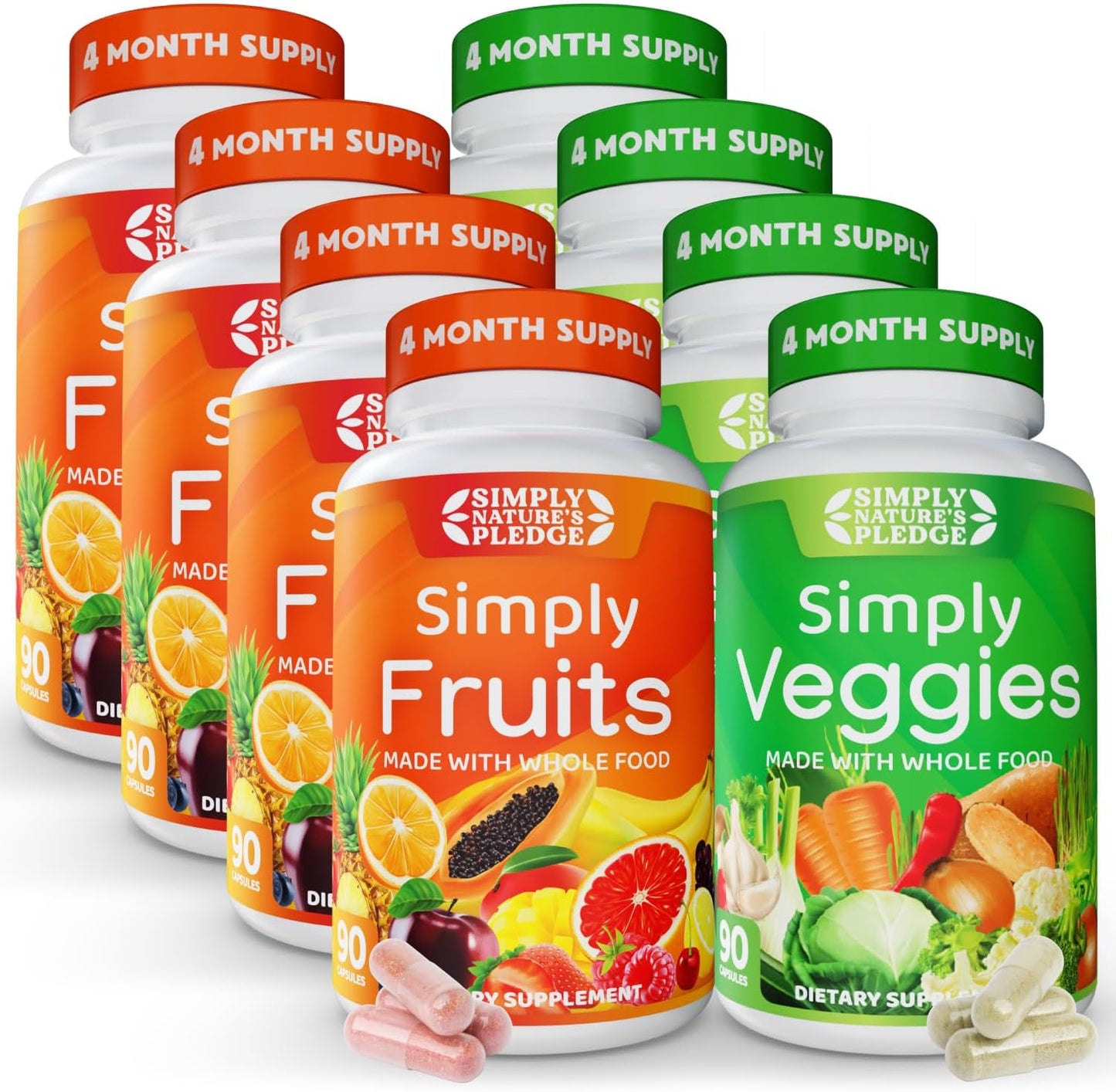Simply Nature's Pledge Whole Food Superfood Supplement 720 Capsules