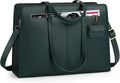 Laptop Bag for Women 15.6 in Work Tote - Waterproof Leather Briefcase