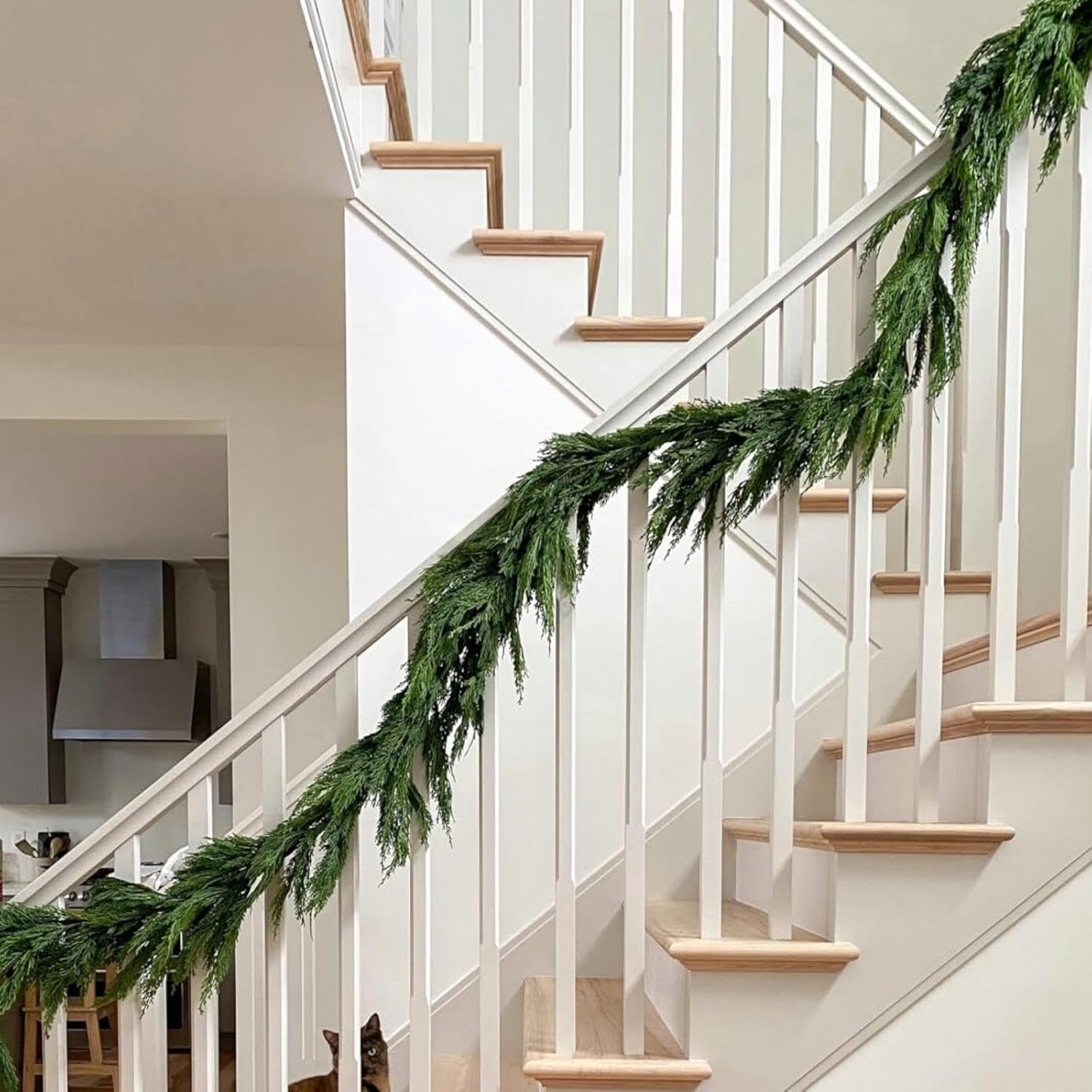 9 ft Christmas Cedar Garland - Real Touch Holiday Decor