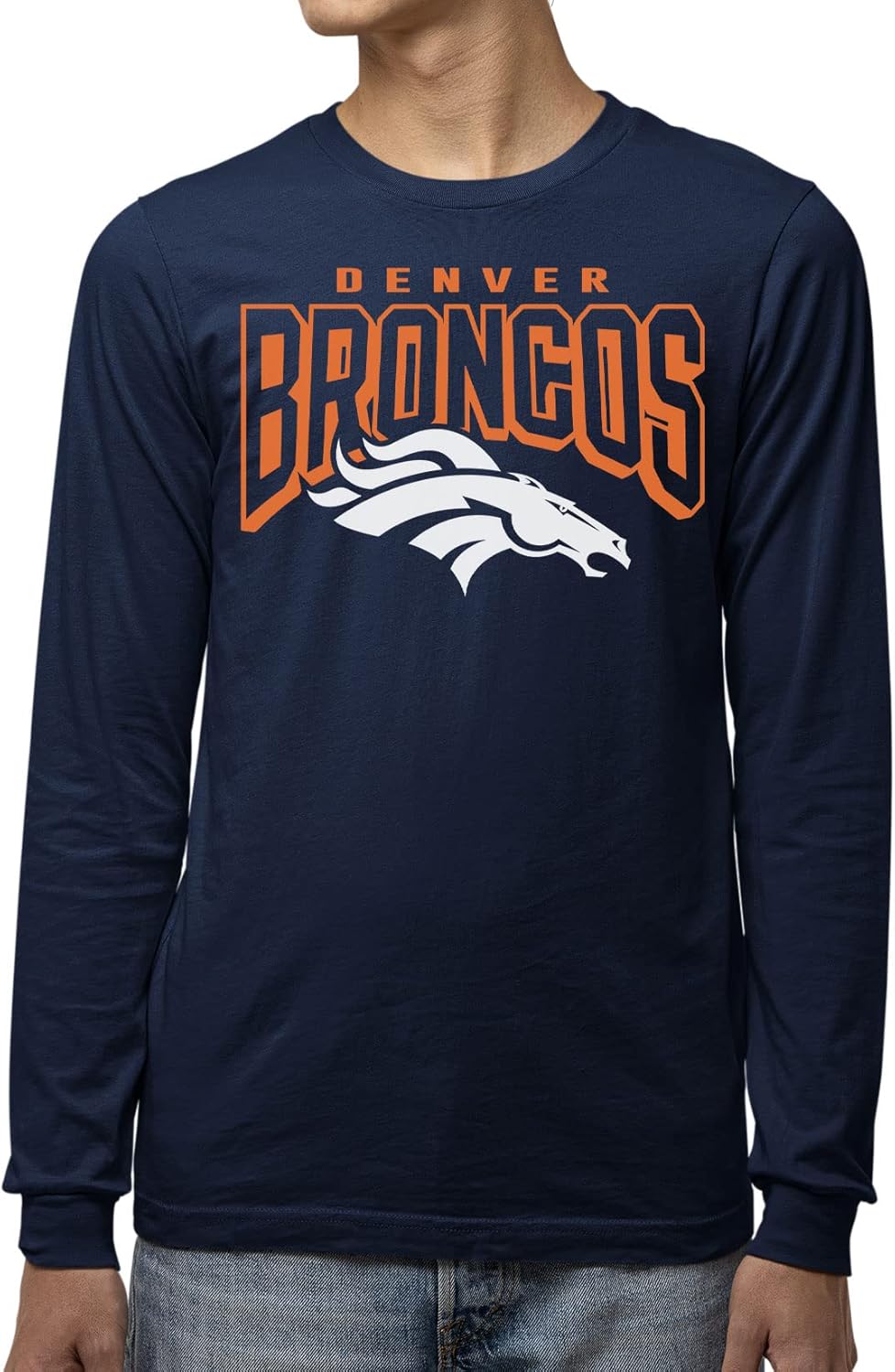 Denver Broncos Long Sleeve Fan Shirt - Officially Licensed Tee