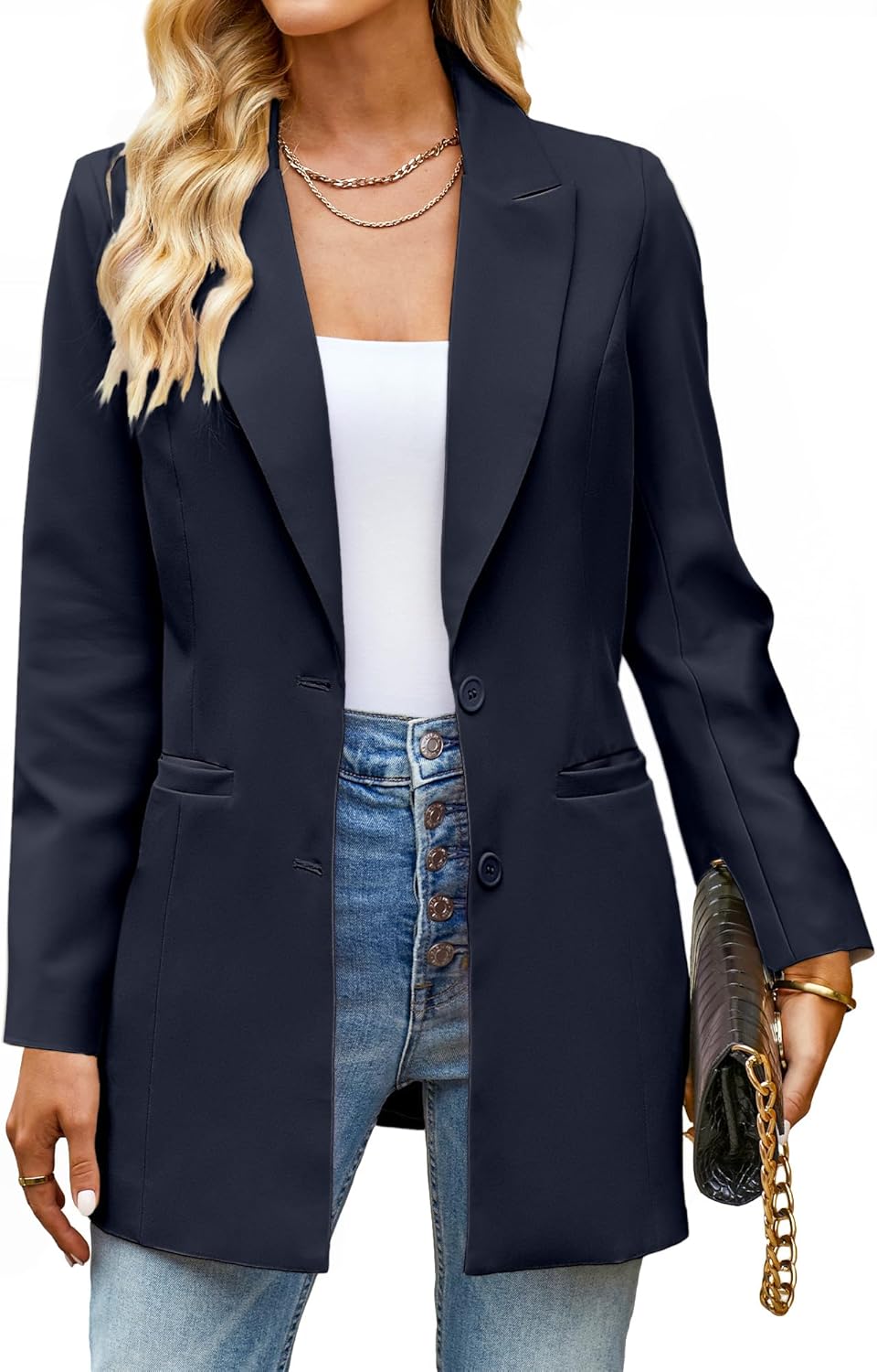 Luvamia Blazers for Women: Stylish Long Jackets for Work