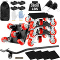 Furniture Dolly Heavy Duty Movers with 5 Wheels - 3800lb Capacity