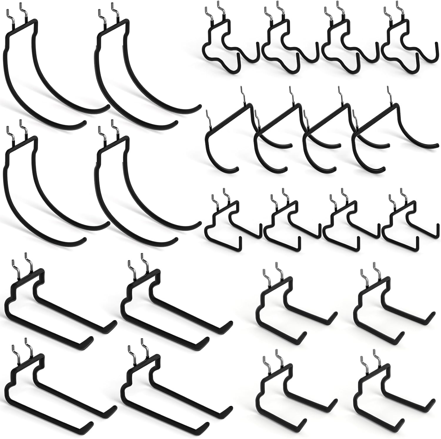Heavy Duty Pegboard Hooks for Organizing Tools and Accessories