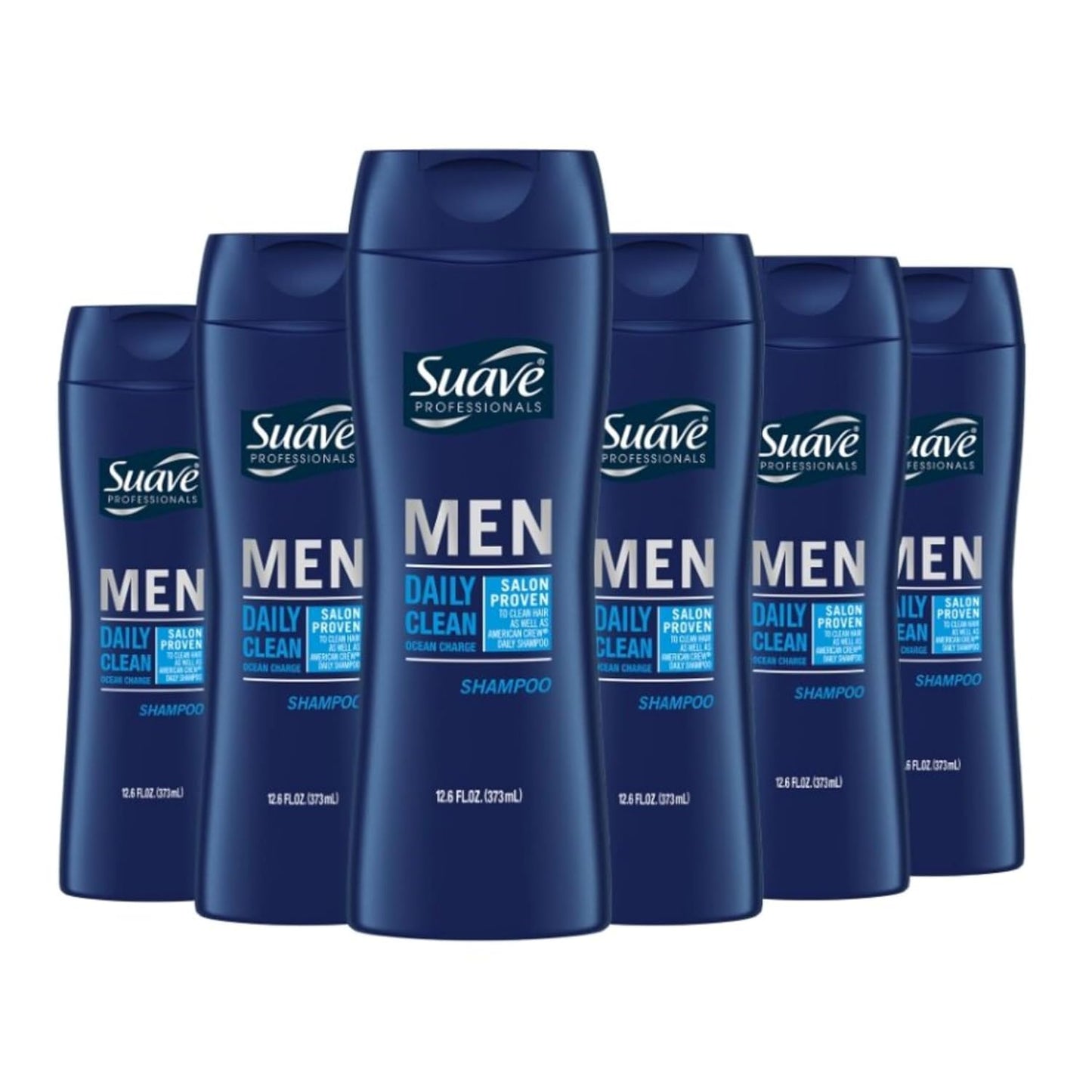 Suave Men Ocean Charge 2-in-1 Shampoo & Conditioner - Pack of 6