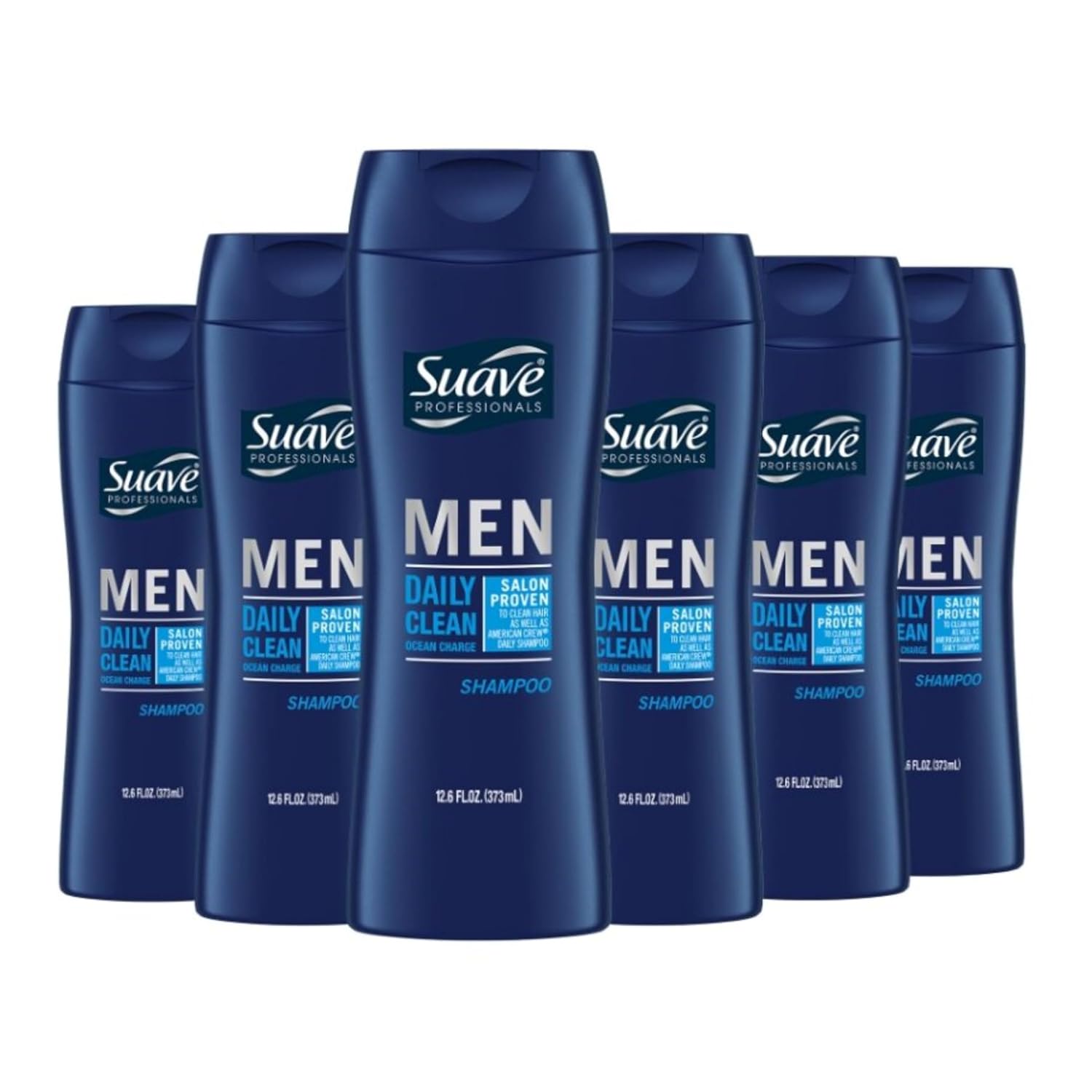 Suave Men Ocean Charge 2-in-1 Shampoo & Conditioner - Pack of 6