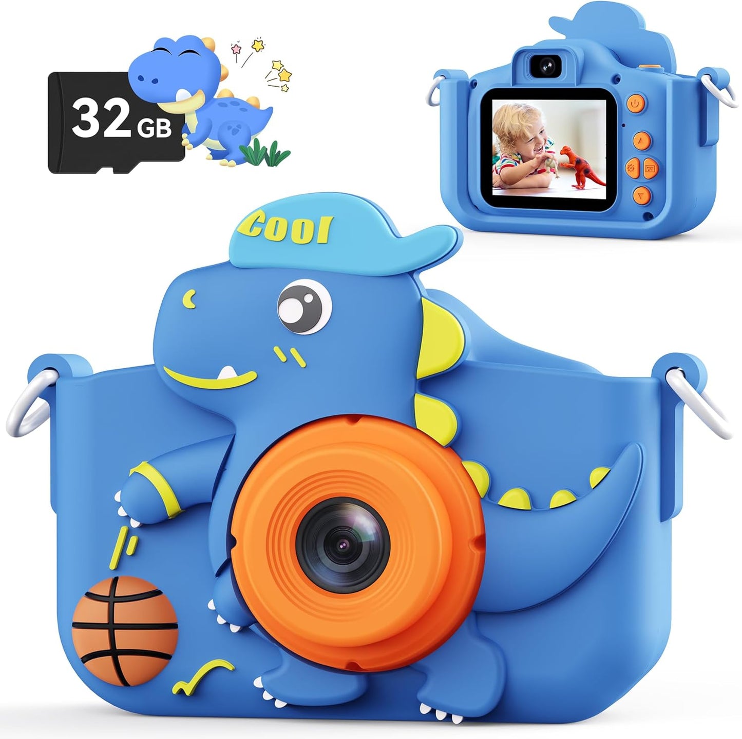 HD Dinosaur Kids Camera - Perfect Gift for Boys!