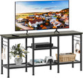 TV Stand for TVs up to 55 in - Open Shelf Media Console for Living