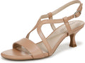 Womens Nolita Strappy Slingback Heeled Sandal - Kitten Heel Comfort