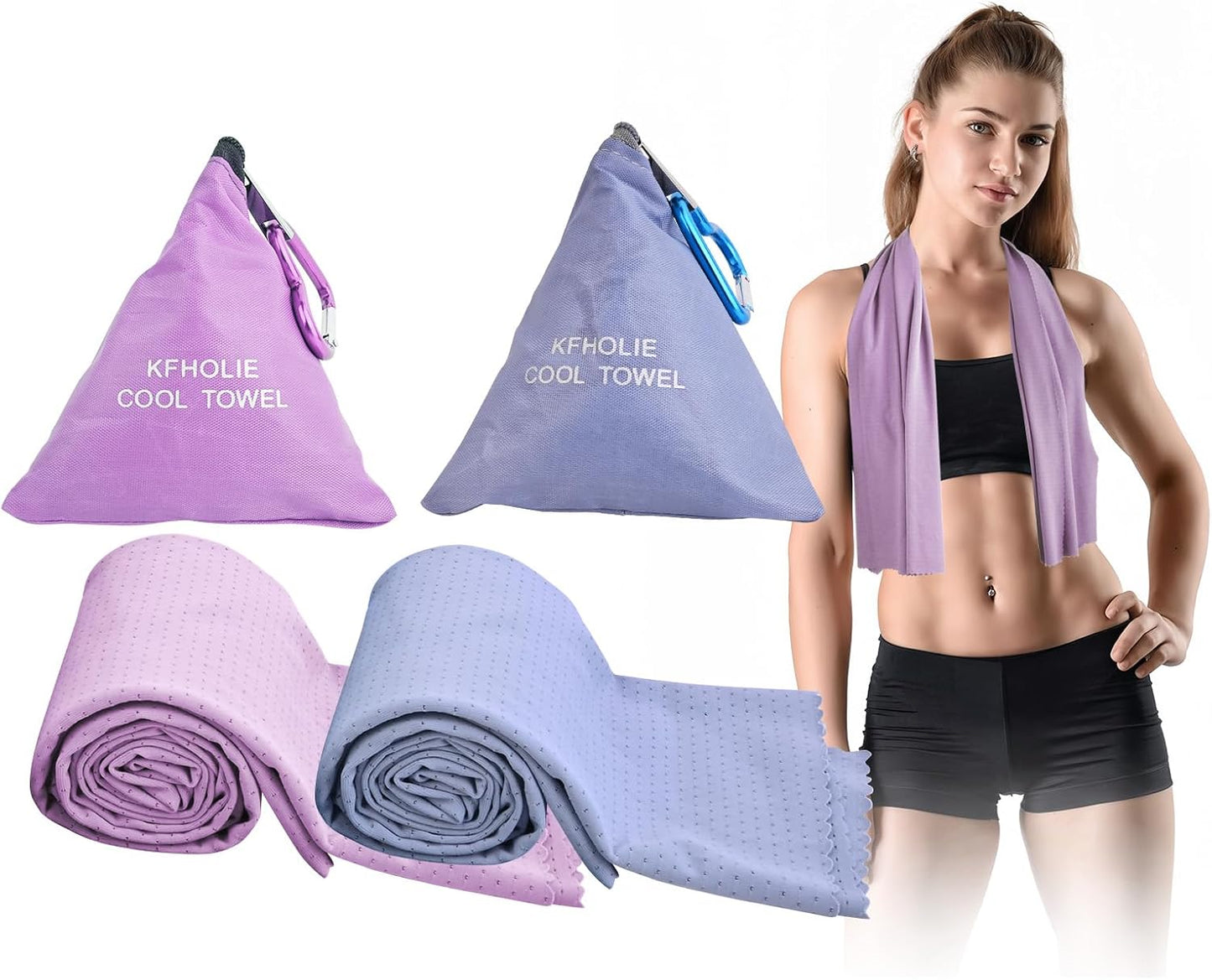 Stay Cool Instantly with Lavender Cooling Towels