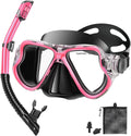 Snorkeling Gear for Adults Kids Dry Snorkeling Set - Panoramic Comfort