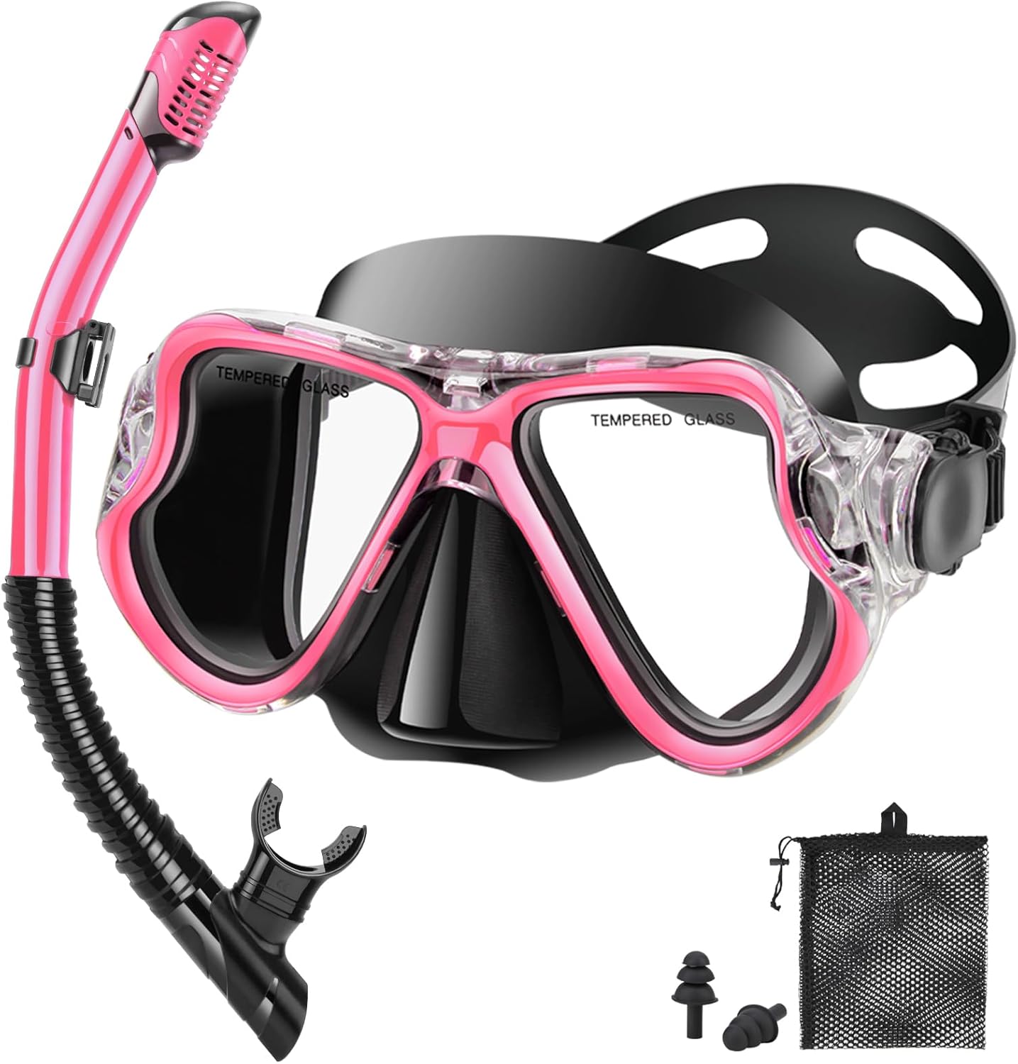 Panoramic Dry Snorkel Set - Anti-Leak, Anti-Fog