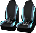 Car Seat Covers for Women Girl Neoprene Front High Back - Black Mint