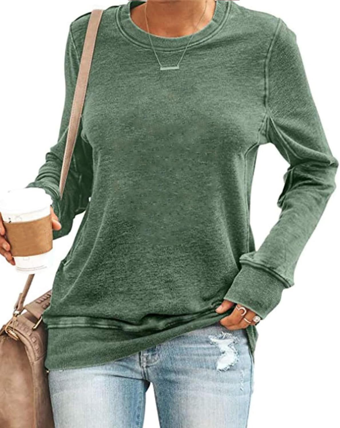 SENSERISE Ultra-Soft Loose Fit Sweatshirt