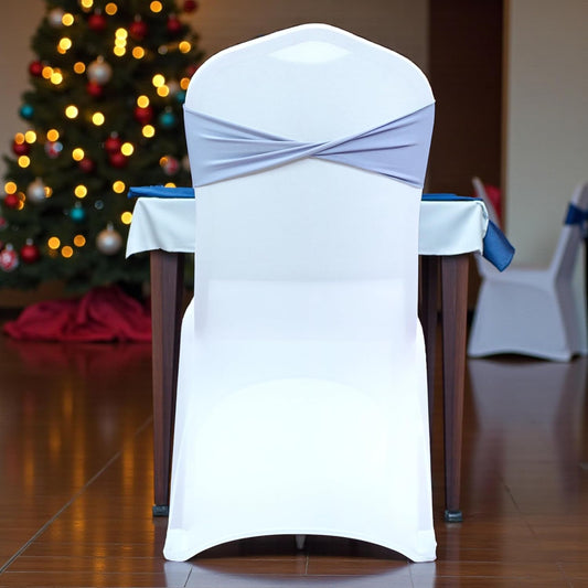 MDS 150 Pack Spandex Chair Sashes for Weddings and Parties