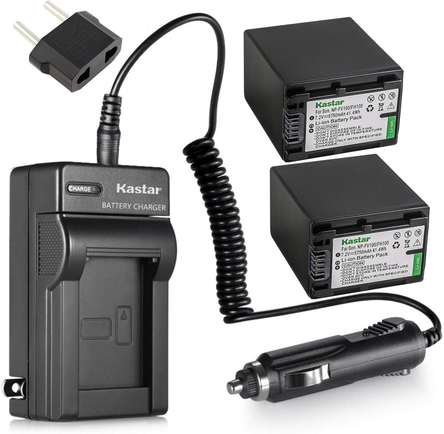Kastar Battery Charger for Sony NP-FH100 - Reliable Power Source