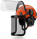 5 in 1 Forest Helmets Kit Industrial Chainsaw Helmet with Visor - Full