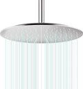 All Metal Rain Shower Head - Heavy Duty Stainless Steel Design