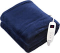 Electric Heated Blanket Throw 50in x 60in - Cozy 6-Level Heat