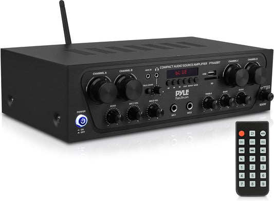 Pyle PTA42BT Wireless Karaoke Bluetooth Stereo Receiver Review