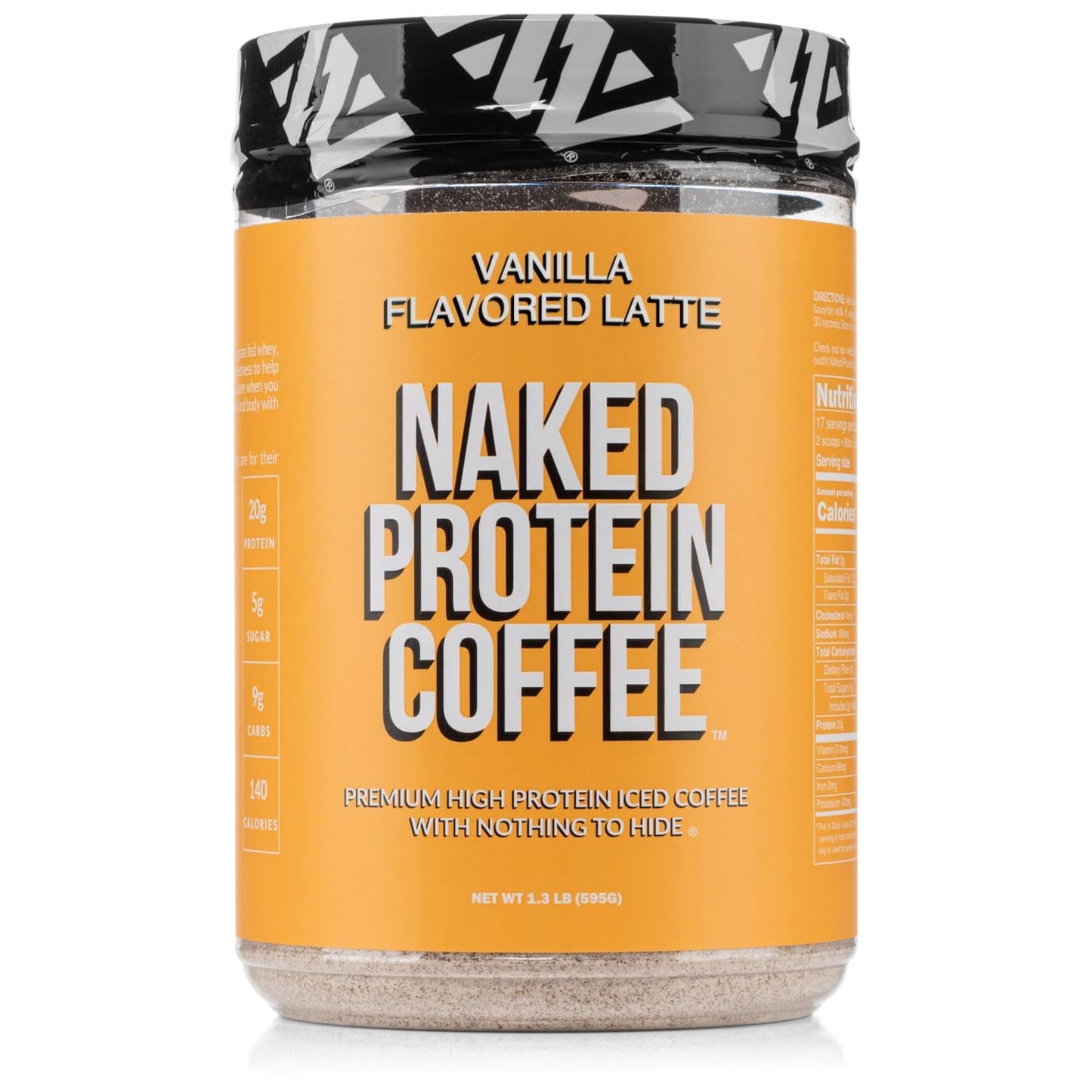 NAKED Vanilla Latte Protein Coffee - Energizing Iced Drink