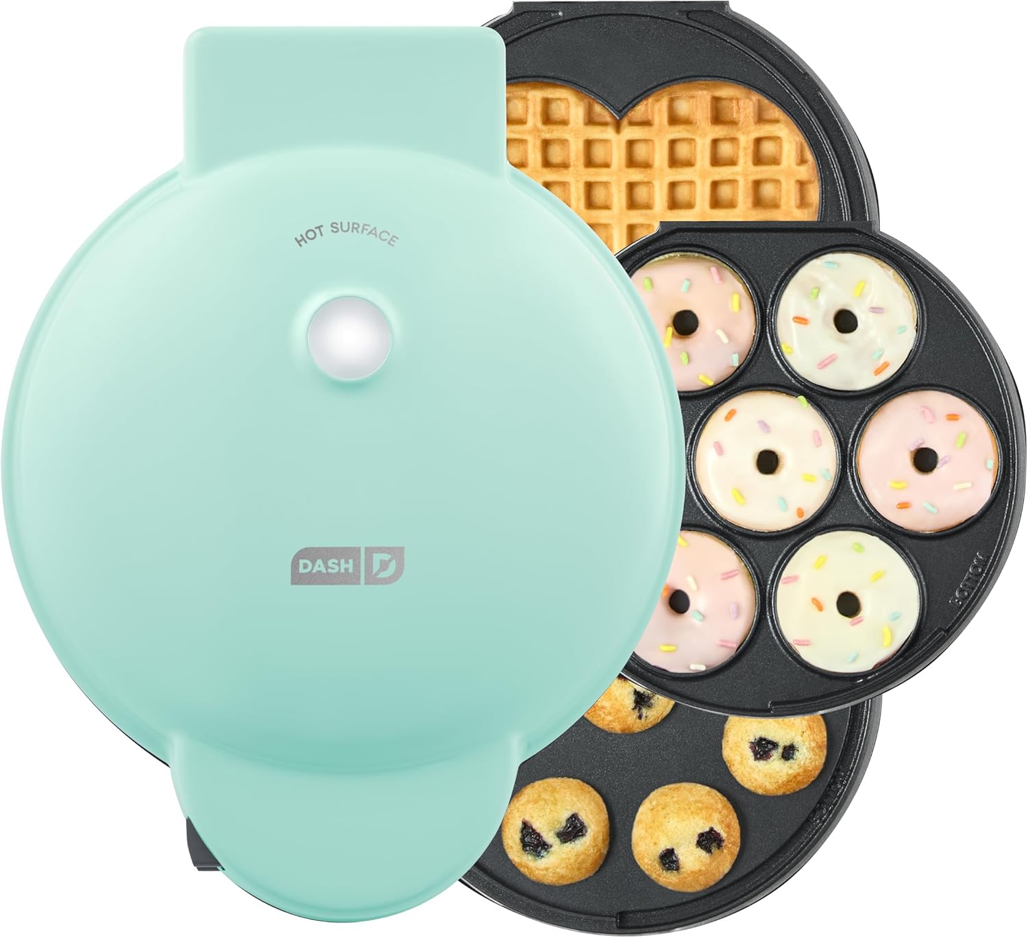 DASH MultiMaker Treat Maker System for Mini Donuts & Cupcakes