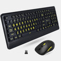 X9 Performance Large Print Wireless Keyboard and Mouse Combo - Easier