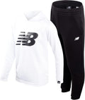 Boys' Active Sweatsuit Waffle Knit Hoodie and Jogger Set - Ready