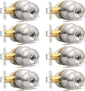Probrico Door Knobs with Same Key 8 Pack - Keyed Entry Ball Knob