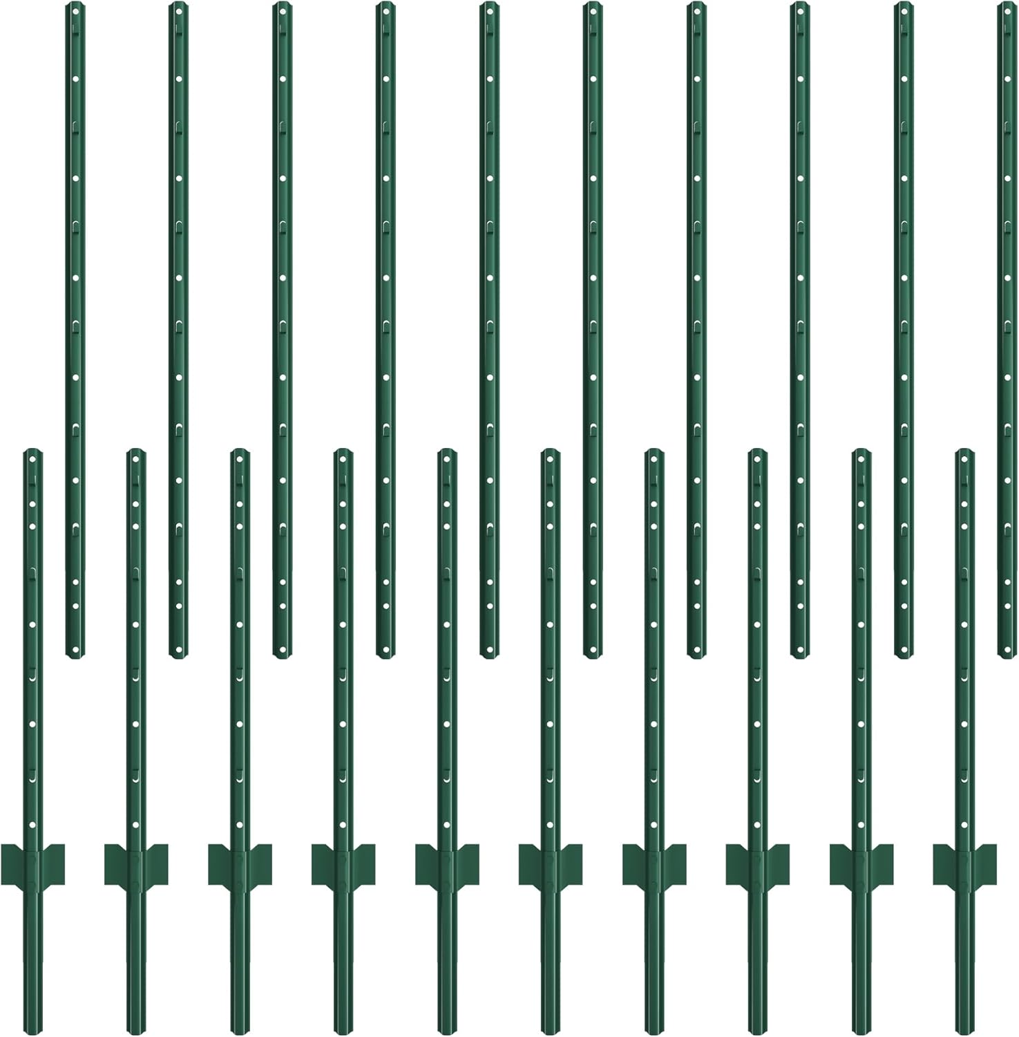 Heavy Duty Metal Fence Posts for Farms and Outdoor Fencing