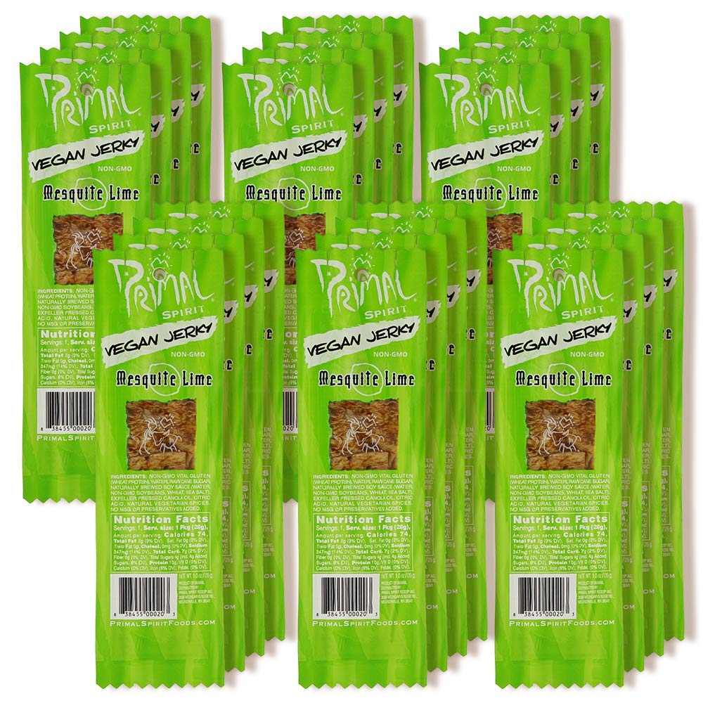 Mesquite Lime Meatless Vegan Jerky - Delicious Plant-Based Snack