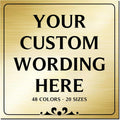Custom Metal Home Door Sign - Personalized Outdoor Plaque for Home