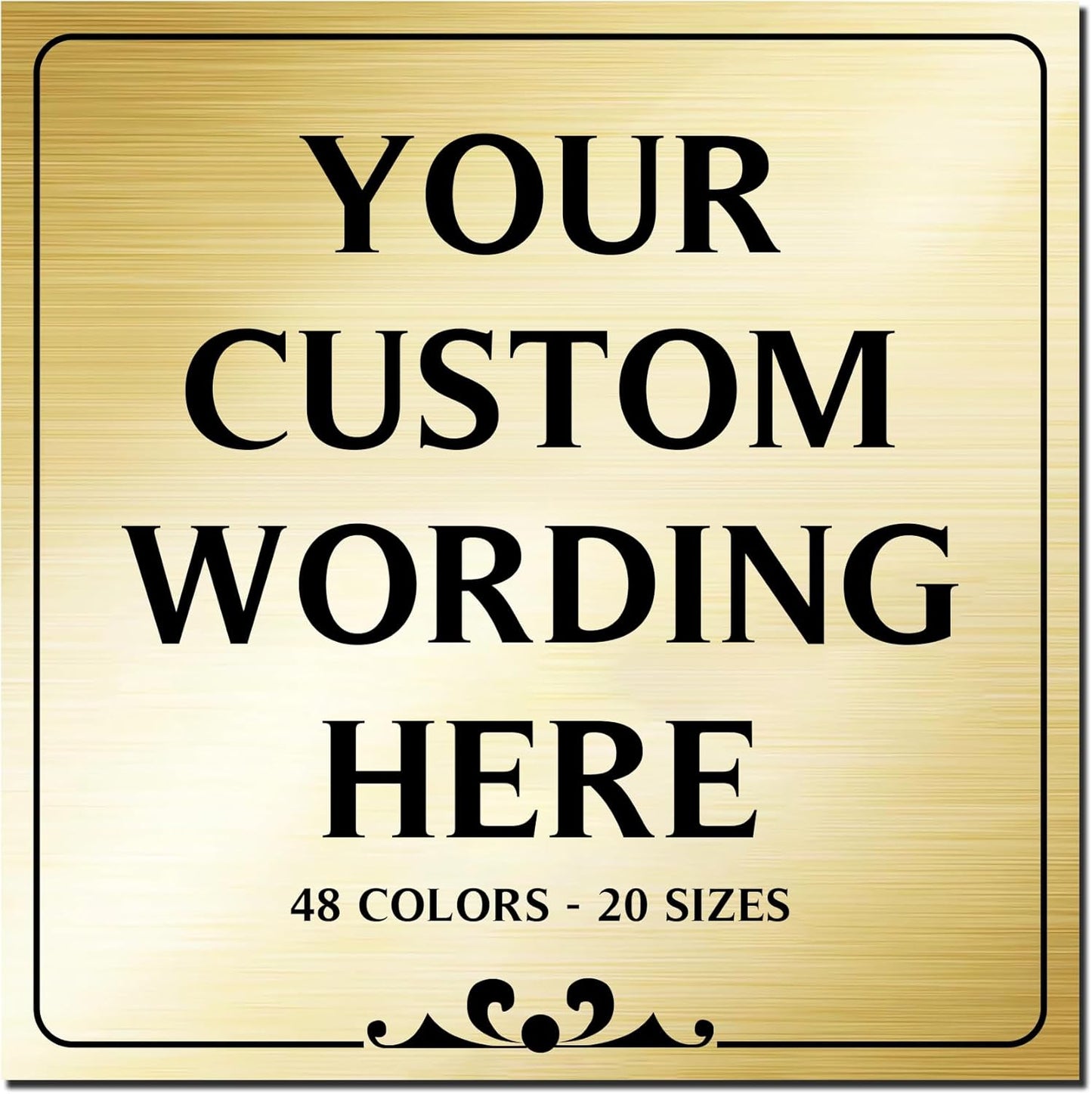 Custom Metal Home Door Sign - Personalized Outdoor Plaque