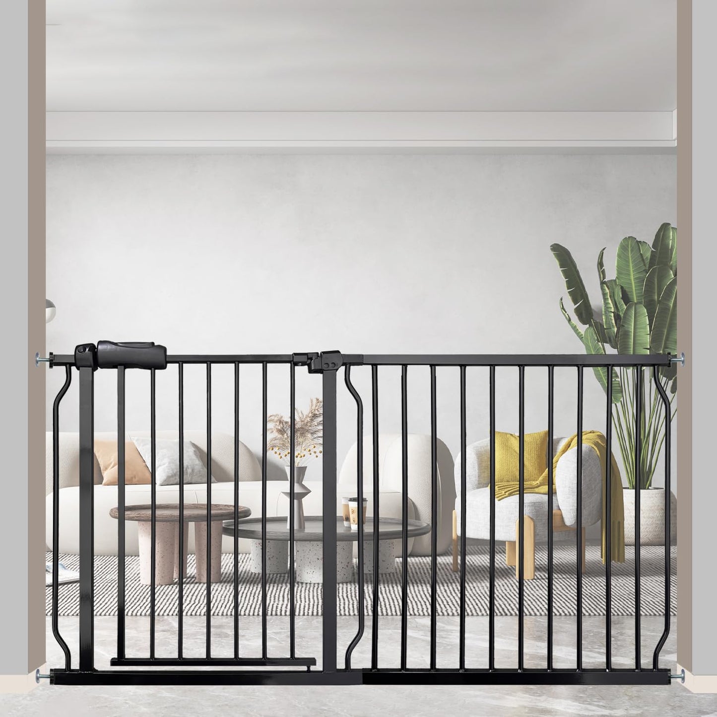 Extra Wide Baby Gates for Stairs and Doorways - No Drilling