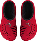 FOCO Men's NFL Sherpa Lined Big Logo Clog - Warm Fan Slipper Outdoors