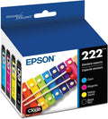 EPSON 222 Claria Ink Black & Color Cartridge Combo Pack - Reliable