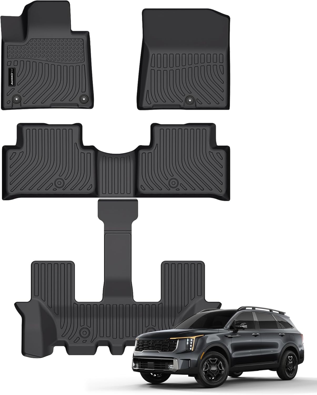 Auxko All Weather Floor Mats for Kia Sorento 2021-2025