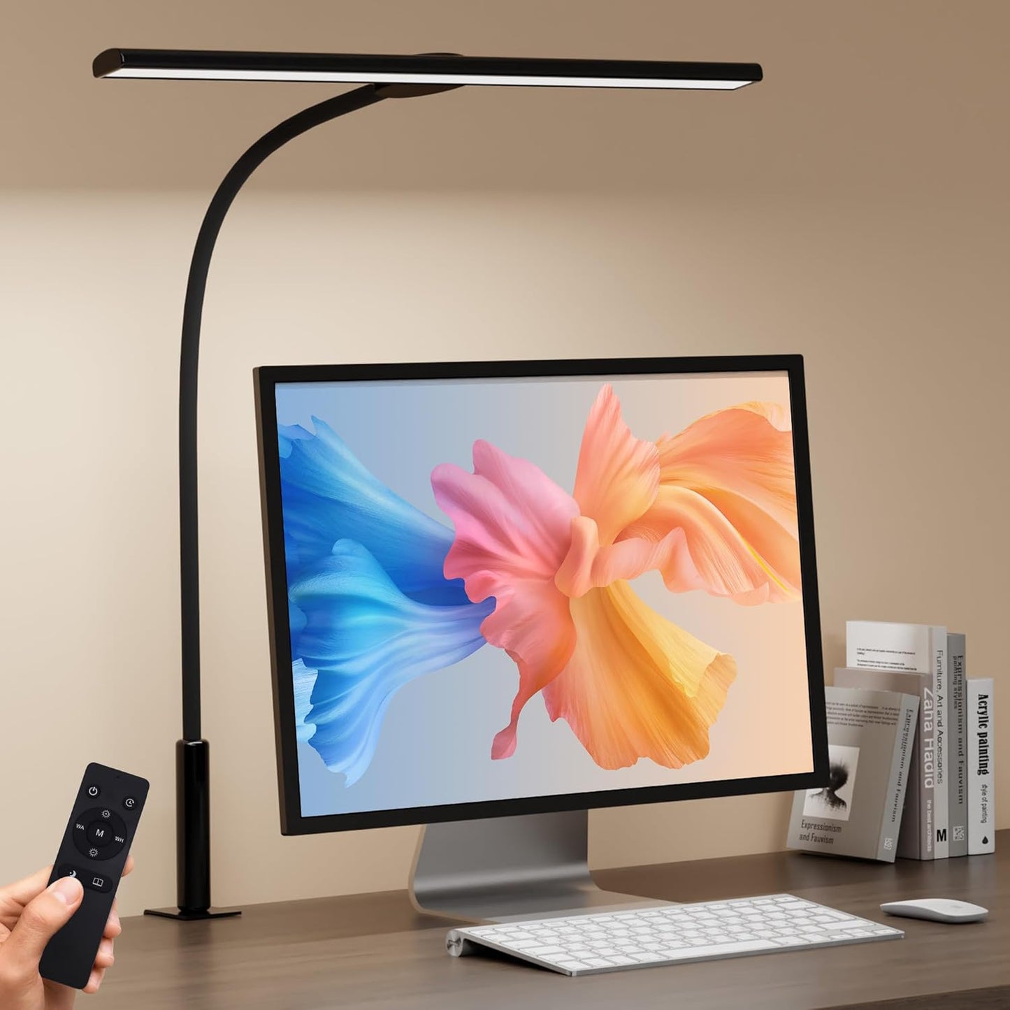 Clip-On LED Desk Lamp: Eye-Friendly Brightness