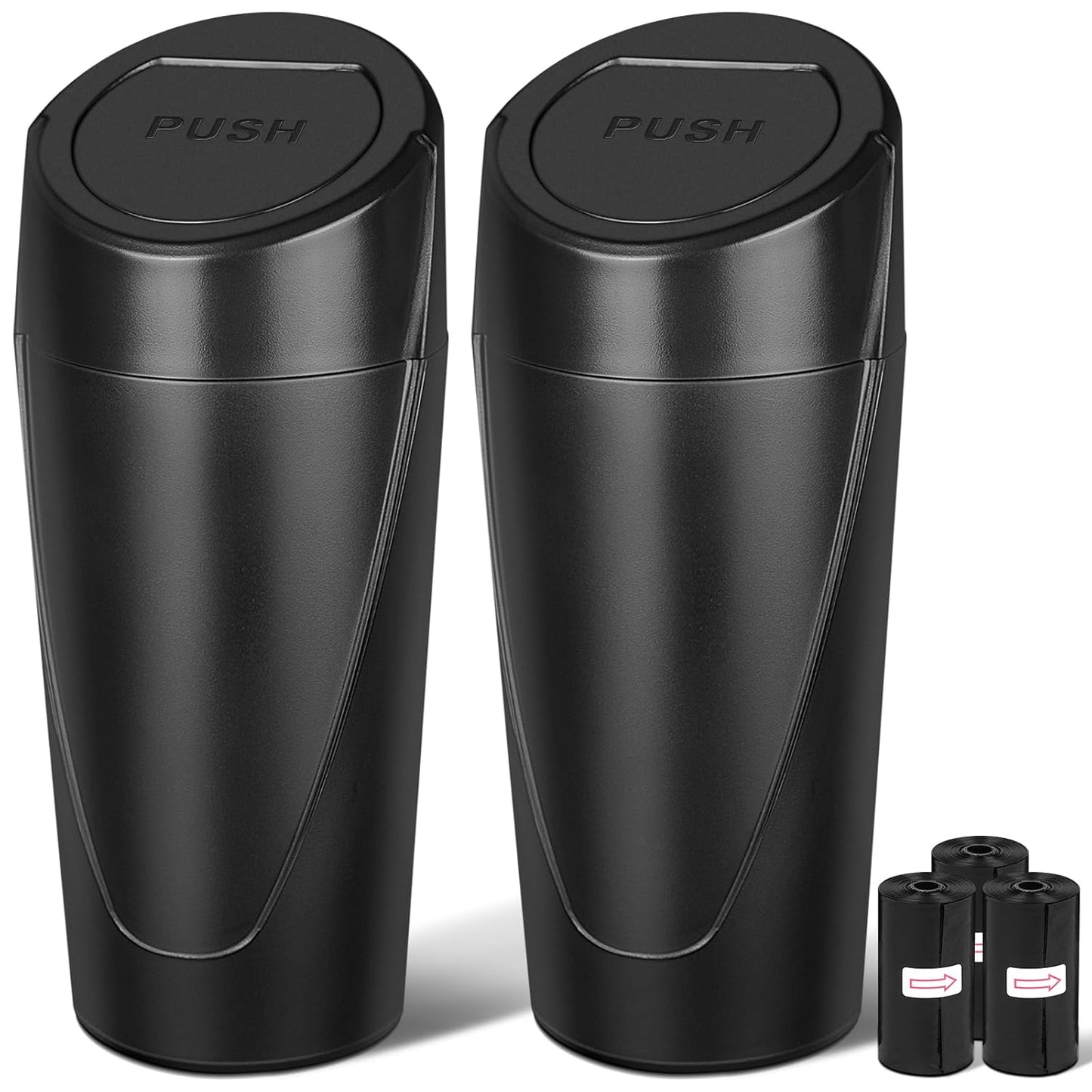 Kincown Mini Car Trash Bins: Leakproof & Portable!
