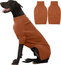 Extra Large Dog Sweater XXXX-Large Caramel - Thermal Turtleneck
