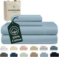 100% Egyptian Cotton Sheets Full Size 1000 TC - Silky Soft Cooling