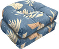 Outdoor Indoor U Shaped Wicker Seat Cushion - Tufted Comfort for Patio