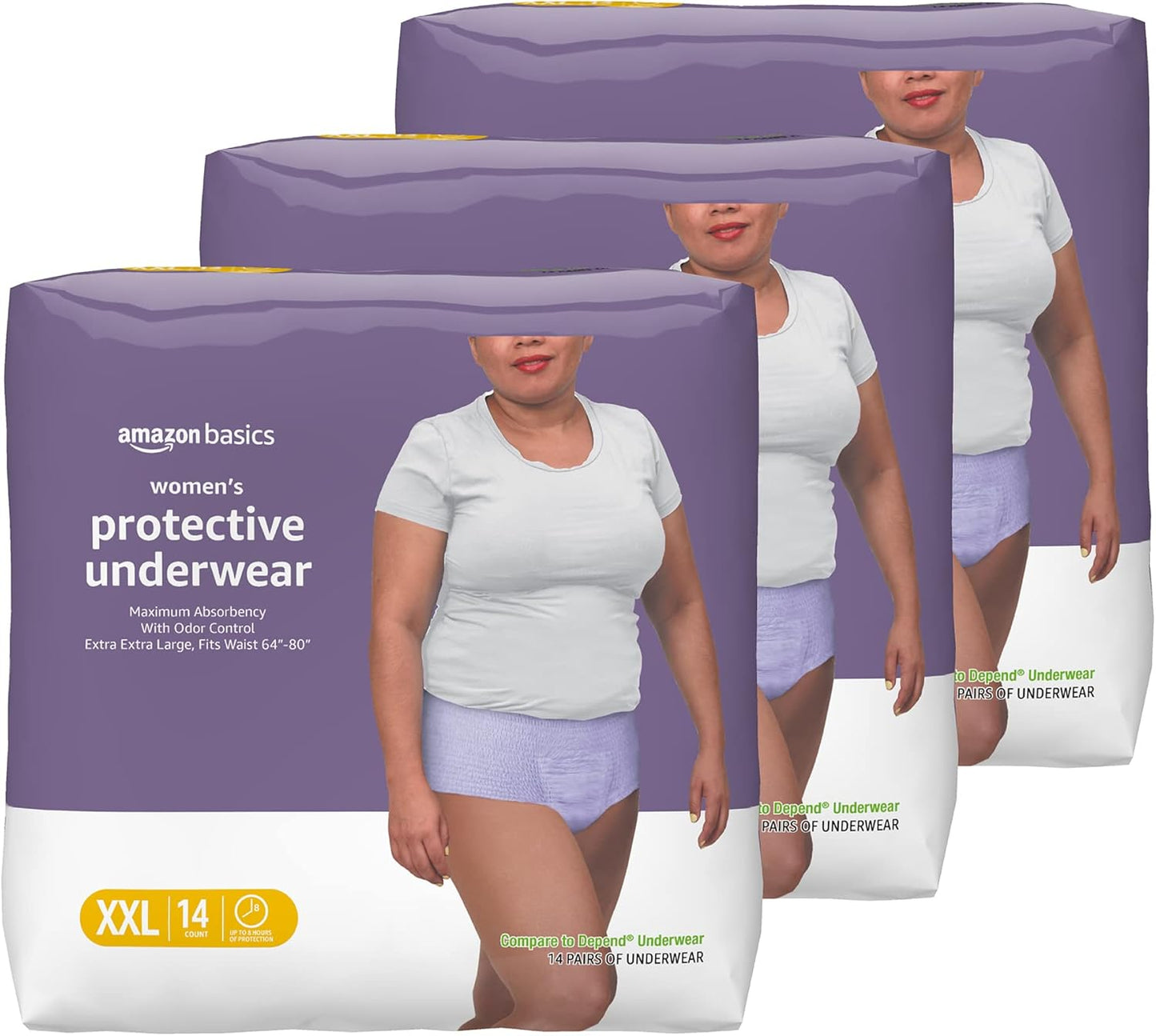 Basics Women's Incontinence Underwear - Maximum Absorbency