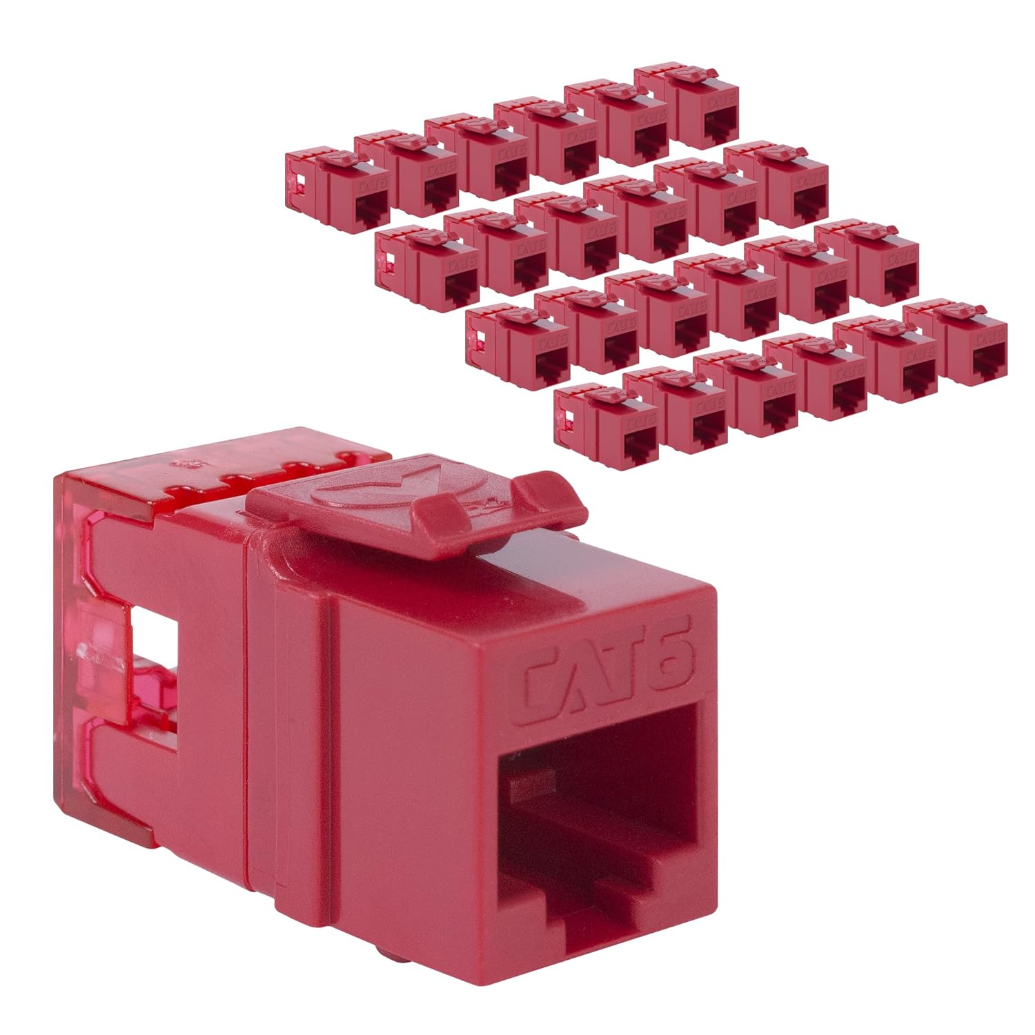 ICC CAT6 Keystone Jack for High-Power Ethernet Connections