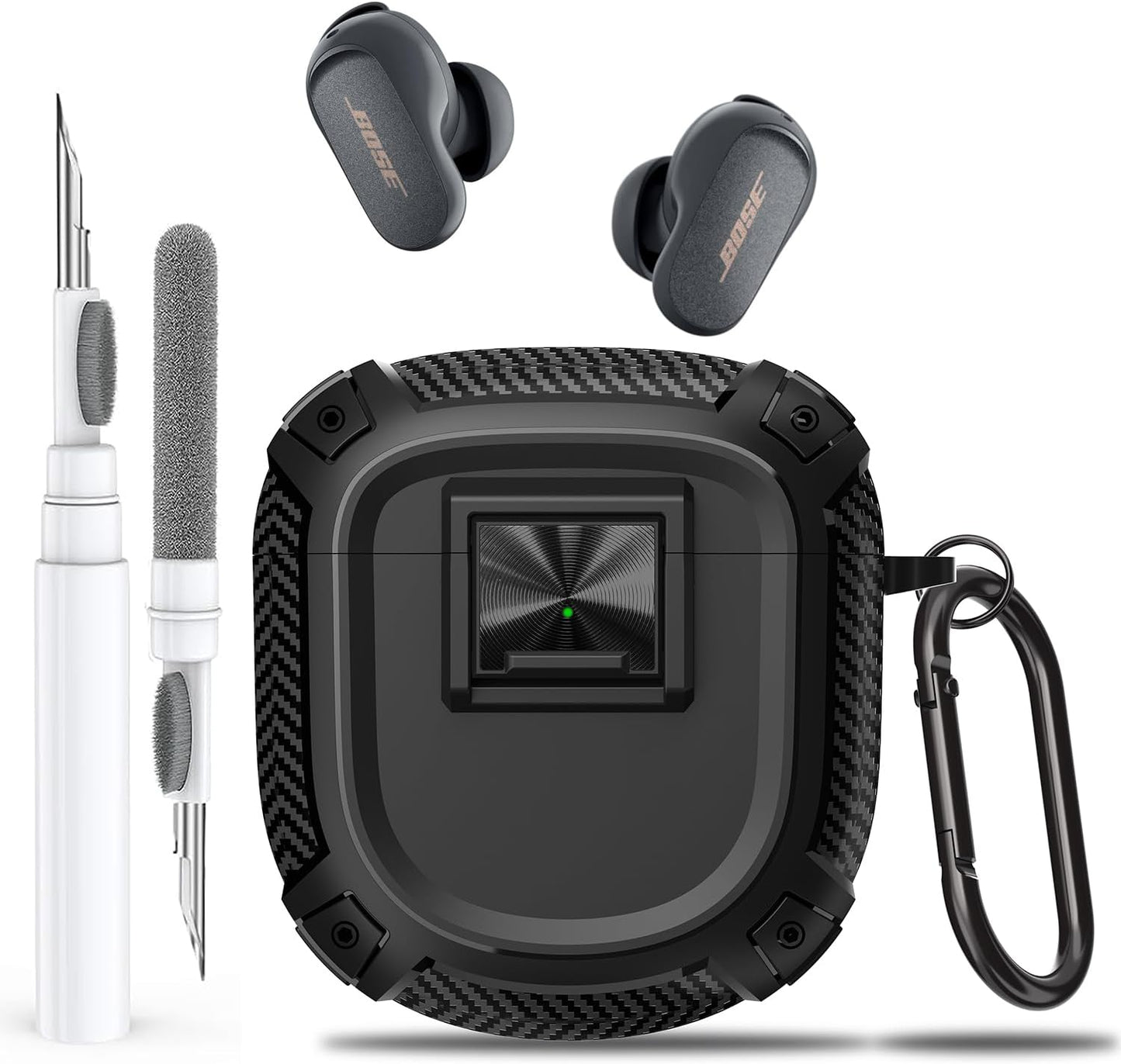 Rugged Black Case for Bose QC - Ultra Protection