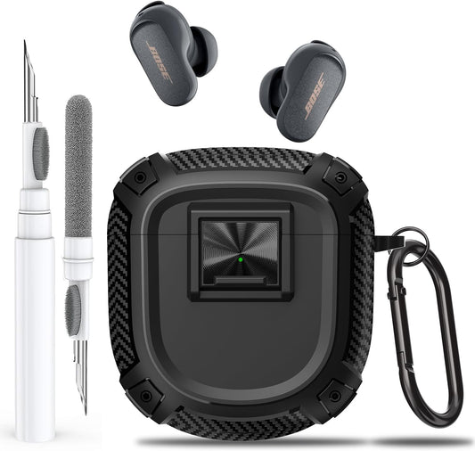 Rugged Black Case for Bose QC - Ultra Protection