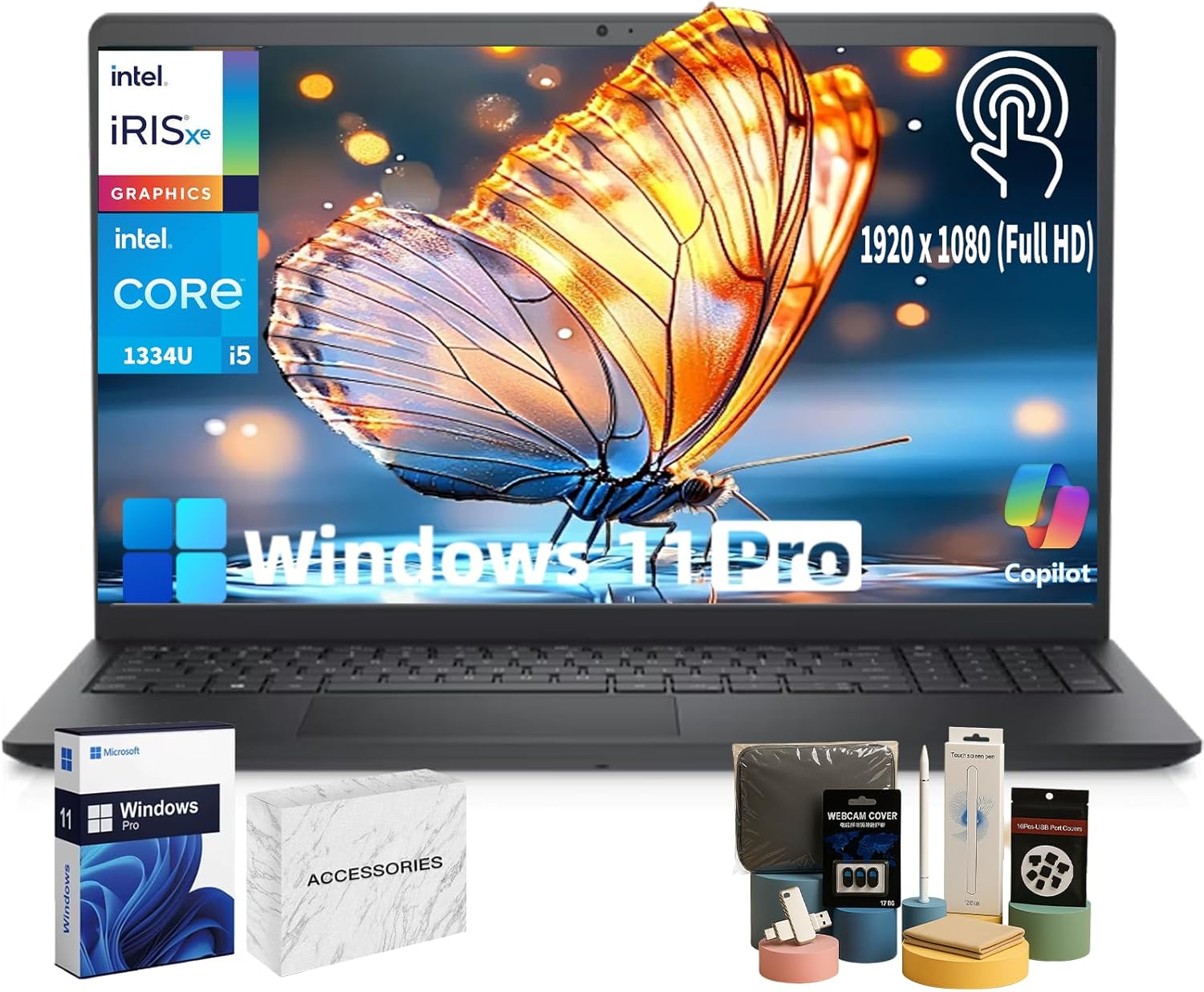Dell Inspiron 3530 Touchscreen Business Laptop with 64GB RAM