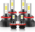 Compatible For Toyota Tacoma Fog Light Bulb Pack of 6 - Bright 6000K