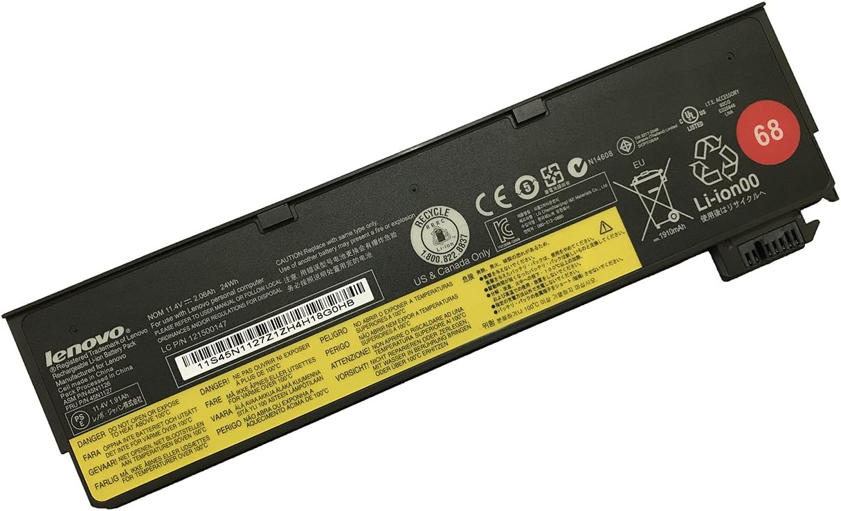 LENOVO 11.4V 24Wh 3-Cell Battery for ThinkPad Models